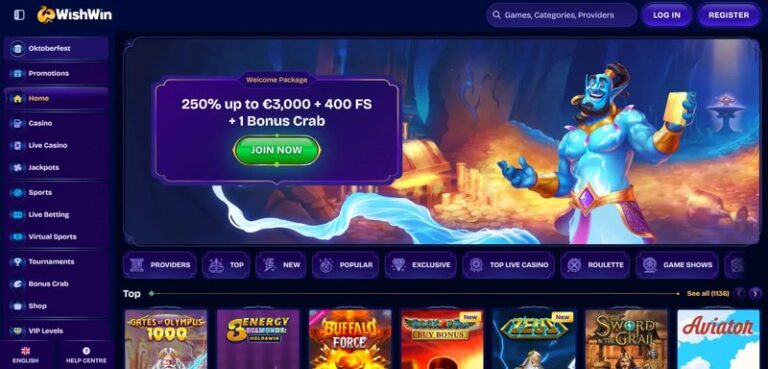 Explore Global Entertainment at Wishwin Casino – Unlock Exclusive Rewards