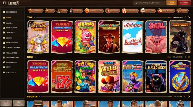 Een Glimpse in het Lizaro Casino: Alle Informatie Over Inloggen en Spellen
