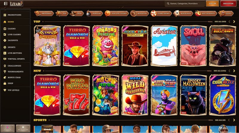 Een Glimpse in het Lizaro Casino: Alle Informatie Over Inloggen en Spellen